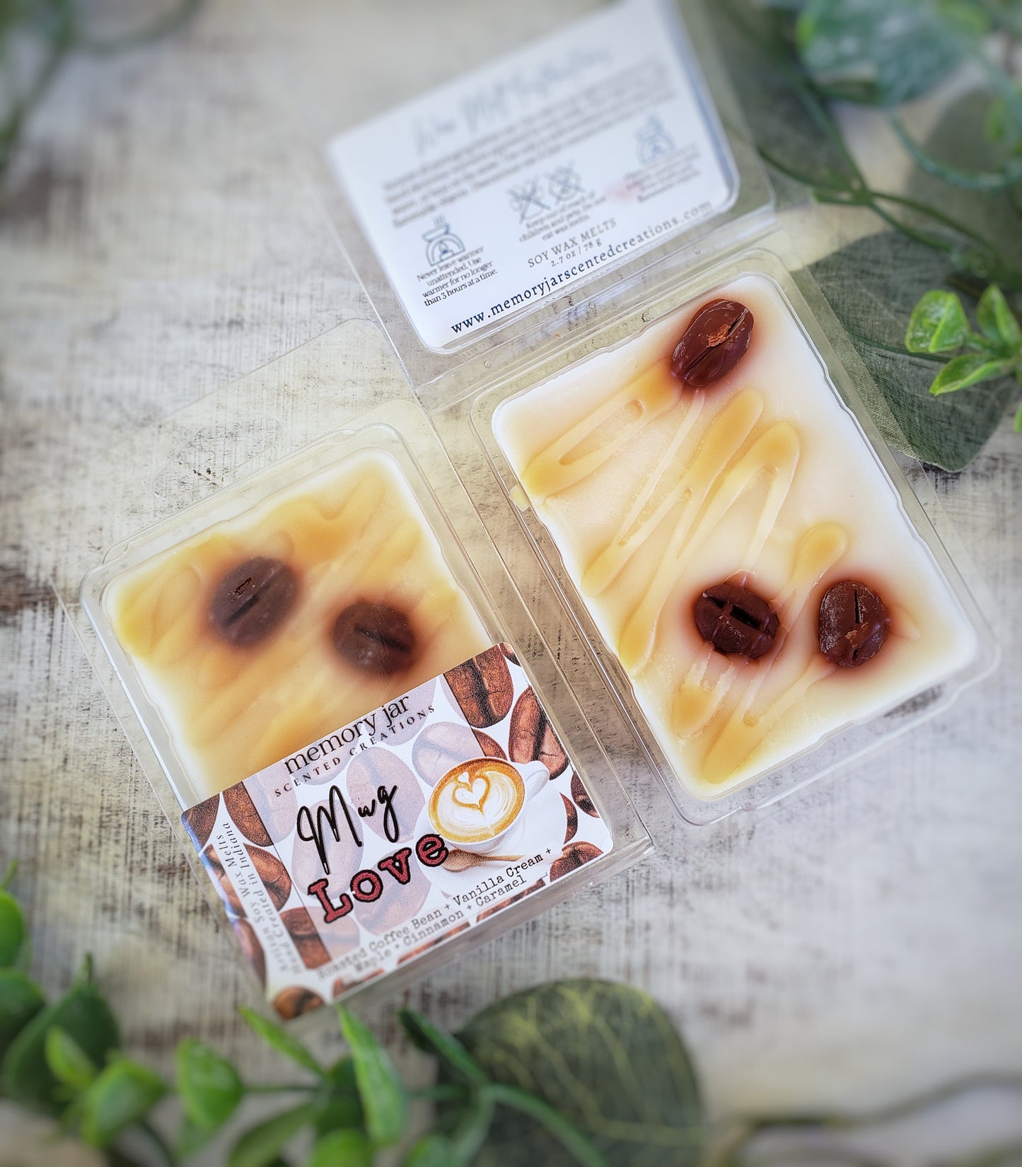 Mug Love | Coffee Lovers | Soy Wax Melt Clamshell
