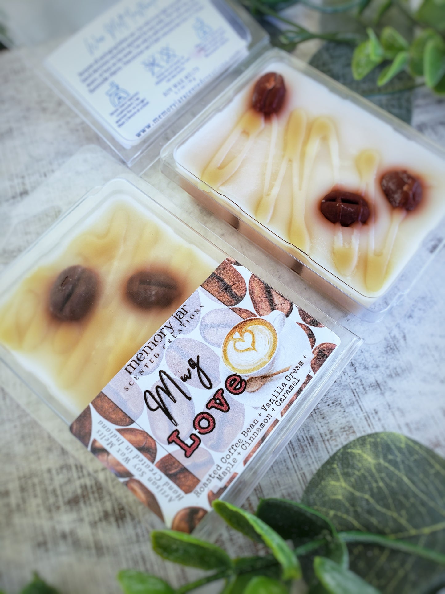 Mug Love | Coffee Lovers | Soy Wax Melt Clamshell