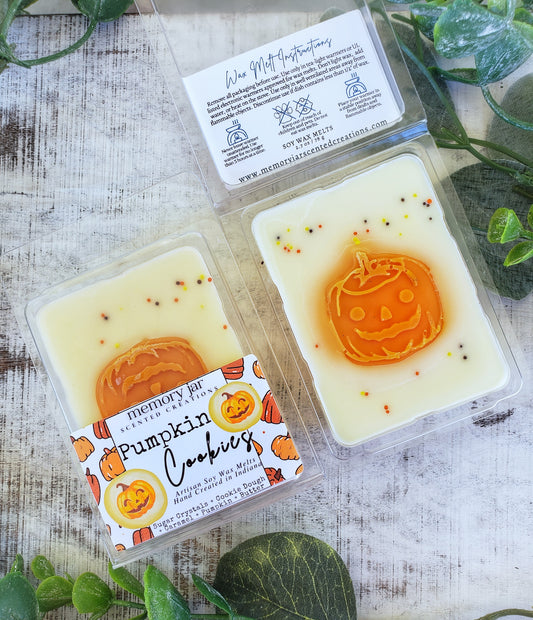 Pumpkin Cookies | Soy Wax Melts Clamshell | The Autumn Collection