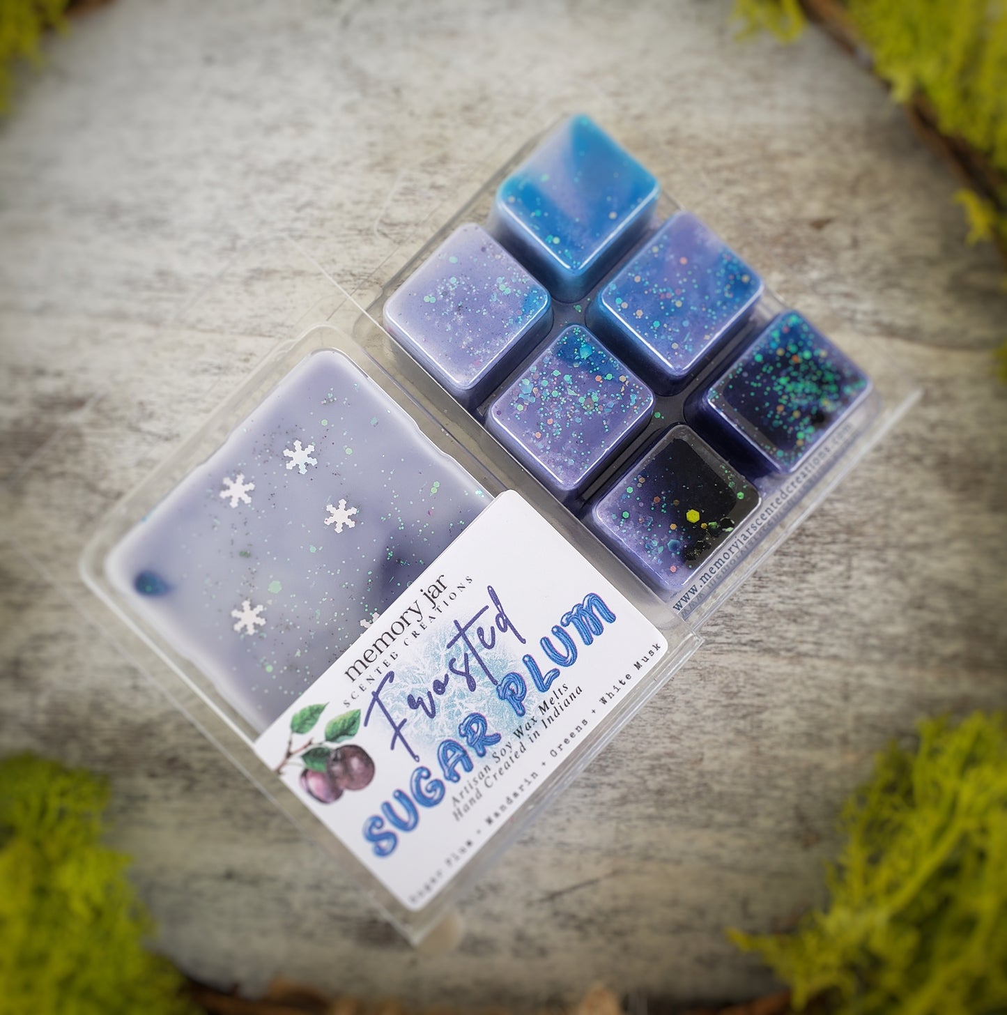 Frosted Sugar Plum | 2.7oz Clamshell | Soy Wax Melts