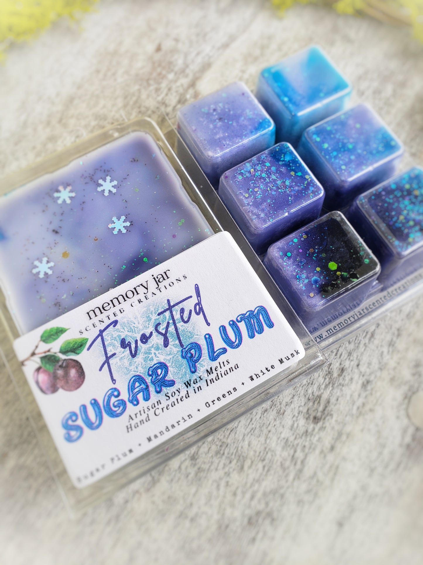 Frosted Sugar Plum | 2.7oz Clamshell | Soy Wax Melts