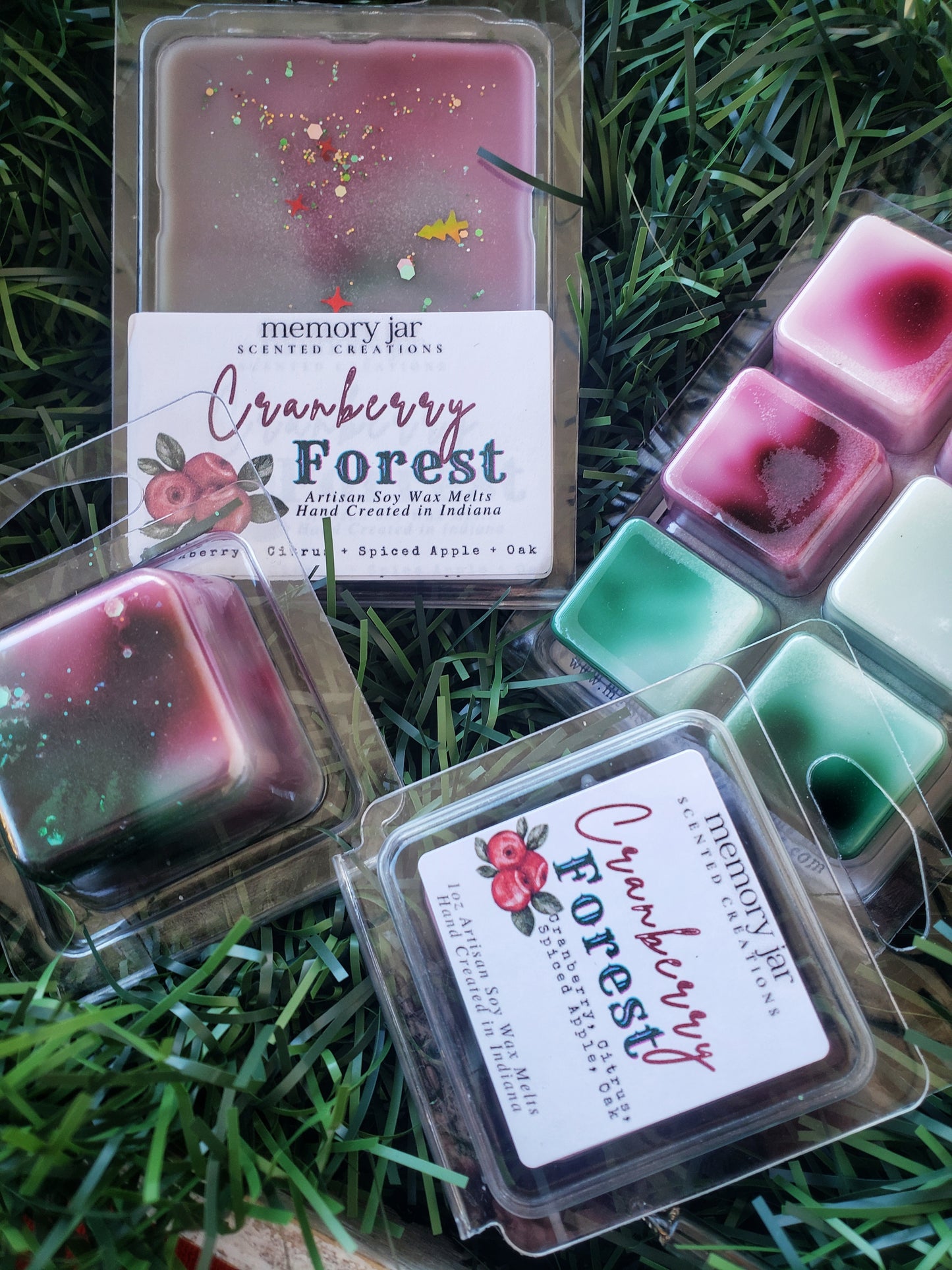 Cranberry Forest Soy Wax Melts | Holiday Edition Clamshells