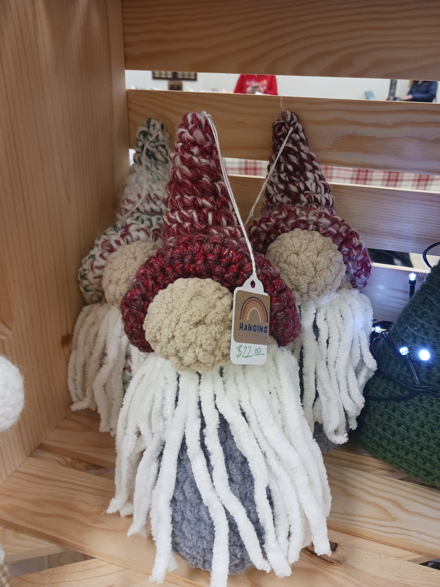 Gnome Winter Amigurumi | Home Decor by Hanging by a Thread