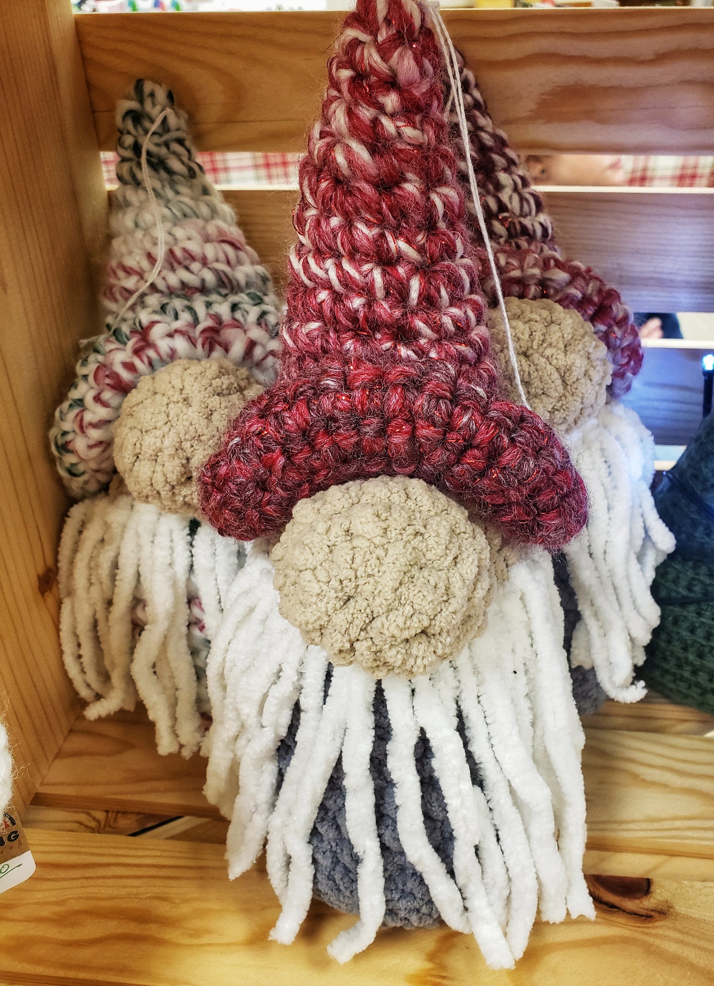 Gnome Winter Amigurumi | Home Decor by Hanging by a Thread