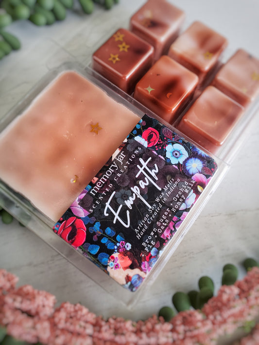 Empath | Brown Sugar Oatmeal + Honey Milk | 2.7oz Clamshell | Artisan Soy Wax Melts | Fairy Tales & Folklore Collection