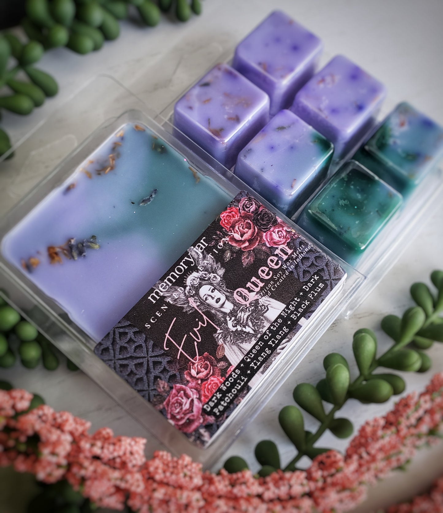 Evil Queen | 2.7oz Clamshell | Soy Wax Melt | Fairy Tales & Folklore Collection | Patchouli and Queen of the Night
