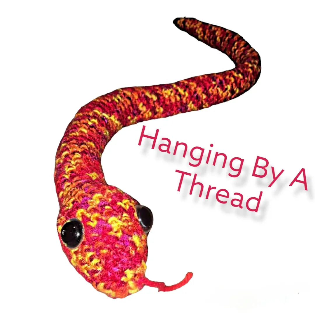 Medium red snake by Hanging By A Thread