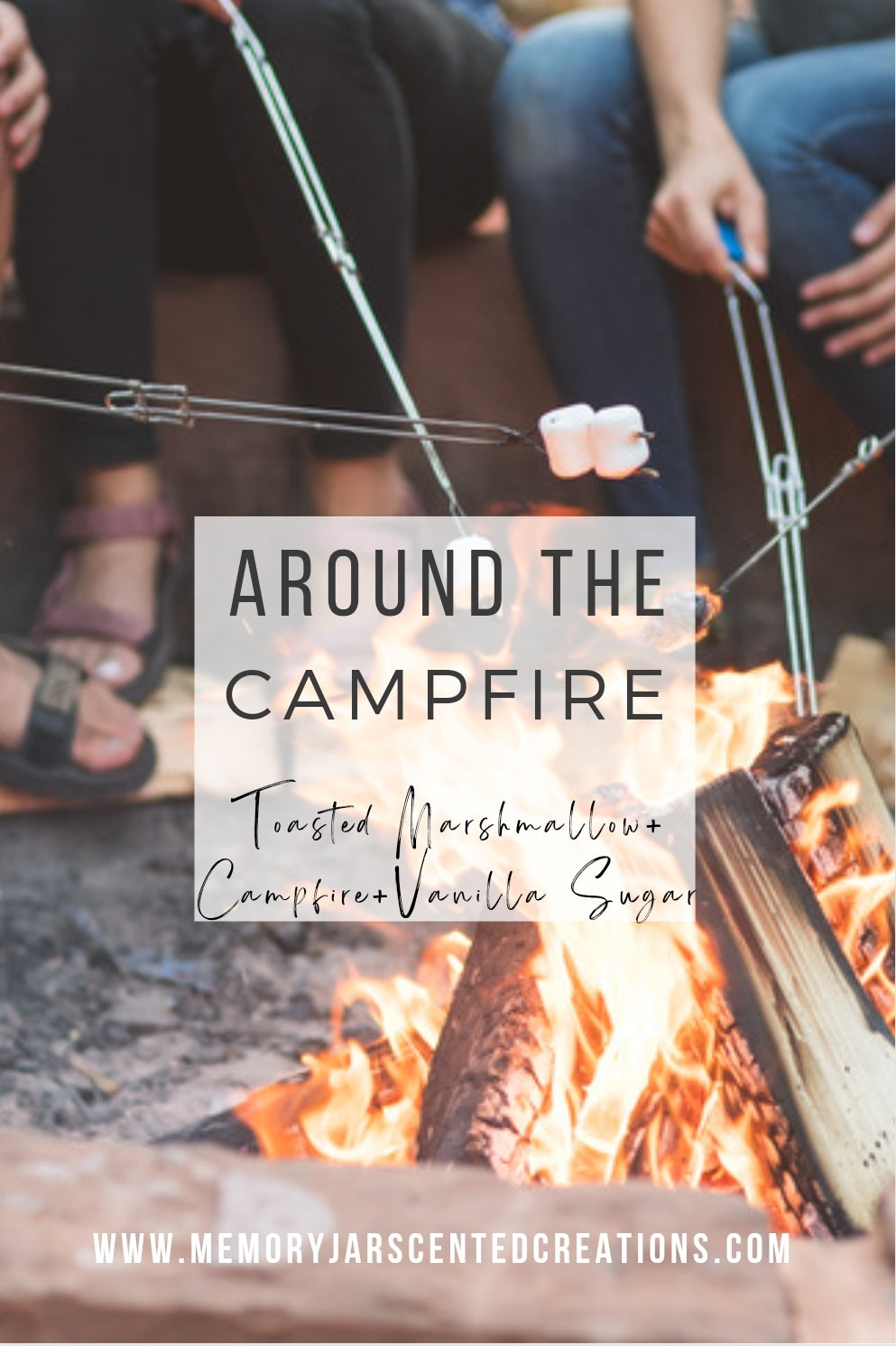Around the Campfire | Toasted Marshmallows | 2.7oz Clammshell | Artisan Soy Wax Melts | The Nostalgia Collection