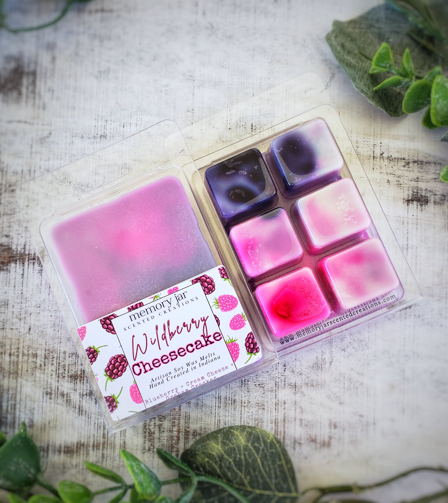 Wildberry Cheesecake | Soy Wax Melt Clamshell | The Nostalgia Collection