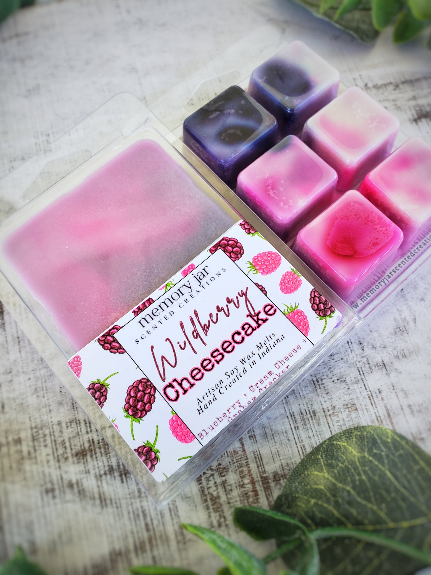 Wildberry Cheesecake | Soy Wax Melt Clamshell | The Nostalgia Collection