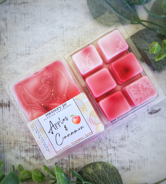 Apples & Cinnamon | Soy Wax Melt Clamshell | The Autumn Collection