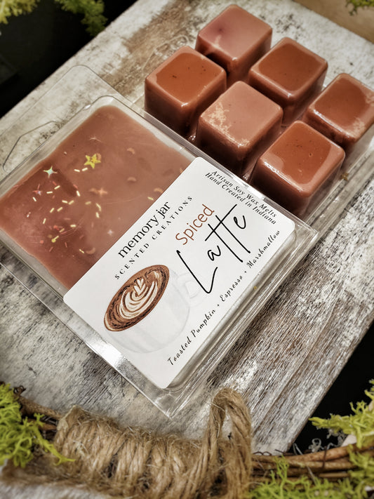 Spiced Latte Soy Wax Melts | Holiday Edition Clamshell