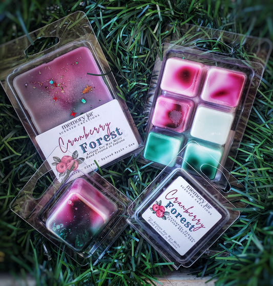 Cranberry Forest Soy Wax Melts | Holiday Edition Clamshells