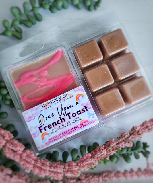 Once Upon a French Toast | 2.7oz Clamshell | Artisan Soy Wax Melts | Fairy Tales & Folklore | Bakery Scents | Breakfast French Toast